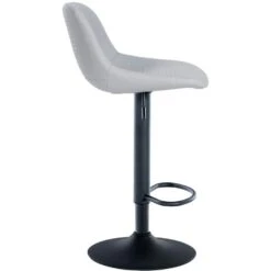 CLP Barkruk Loft Zwart Frame - Kunstleer - Grijs -Leen Bakker Winkel f26601d4846d4ef5a21b55000b59771c