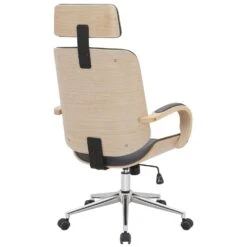 CLP Bureaustoel Dayton Chroom Frame - Kunstleer - Natura/grijs -Leen Bakker Winkel f2afb805112c43bdb2dd6f4959e418c0