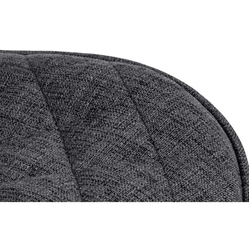 CLP Barkruk Minosa Zwart Frame - Stof - Zwart 8 CLP Barkruk Minosa Zwart Frame - Stof - Zwart - Afbeelding 6