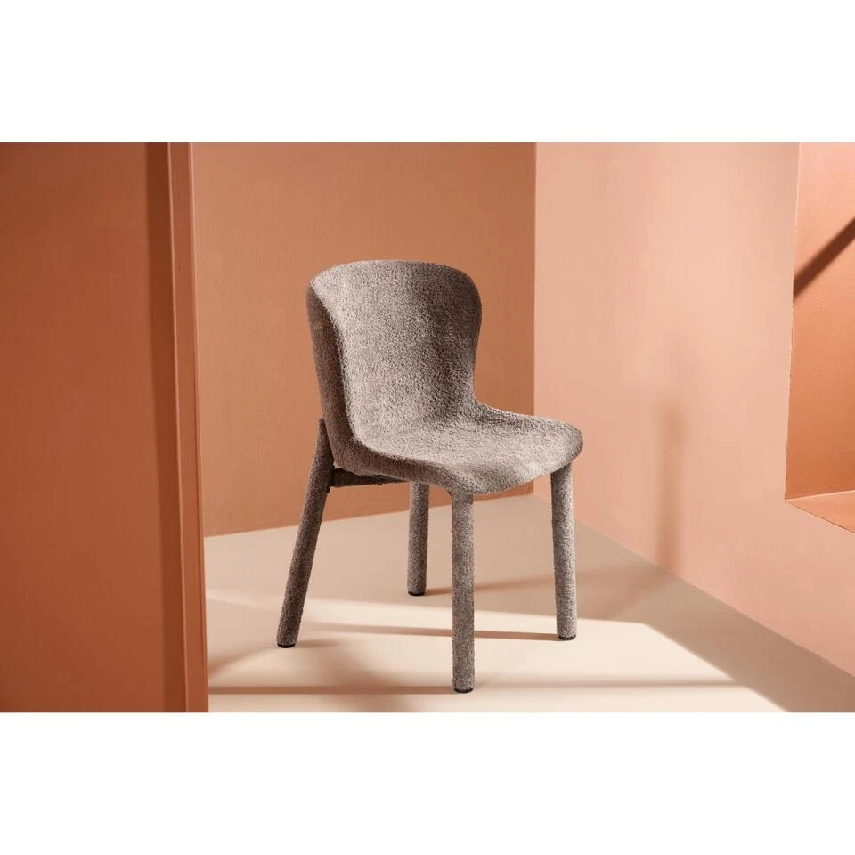 Svea - Germano Eetkamerstoel - Volledig Boucle - Bruin 4 Svea - Germano Eetkamerstoel - Volledig Boucle - Bruin - Afbeelding 2