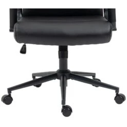 CLP Bureaustoel Kolumbus Mat Zwart Frame - Kunstleer - Zwart/zwart -Leen Bakker Winkel f90056da7b324f82a4b6d86b42895596