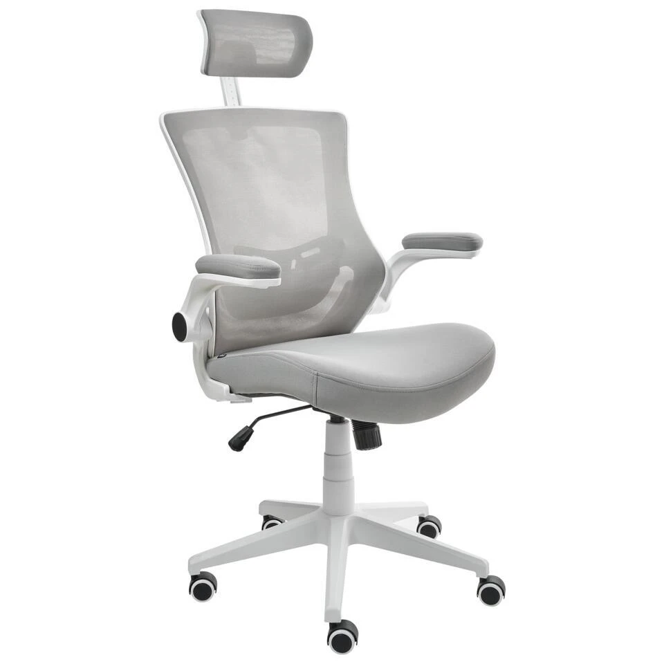 PALADIN - Directiestoel - Lichtgrijs - Mesh 7 PALADIN - Directiestoel - Lichtgrijs - Mesh - Afbeelding 5