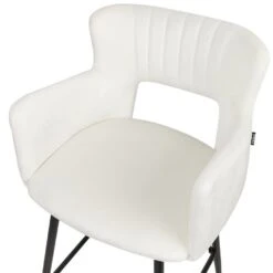 SANILAC - Barkruk Set Van 2 - Wit - Fluweel -Leen Bakker Winkel fd6c4dc3a4a6485487931320f7fd1952