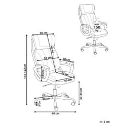 PROUD - Bureaustoel - Donkerbruin - Kunstleer -Leen Bakker Winkel fec1d0fdd9ec4706812f59a4105dd541