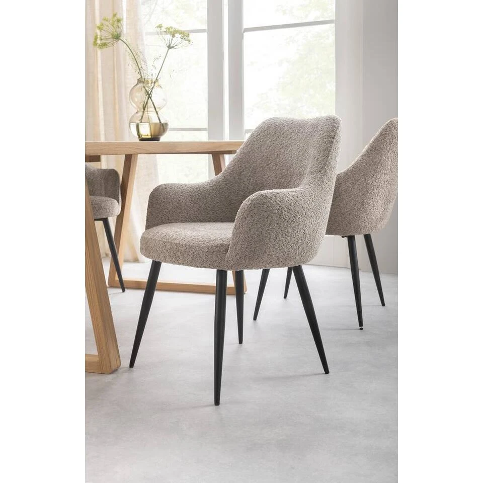 Eetkamerstoel Noah - Beige 9 Eetkamerstoel Noah - Beige - Afbeelding 7