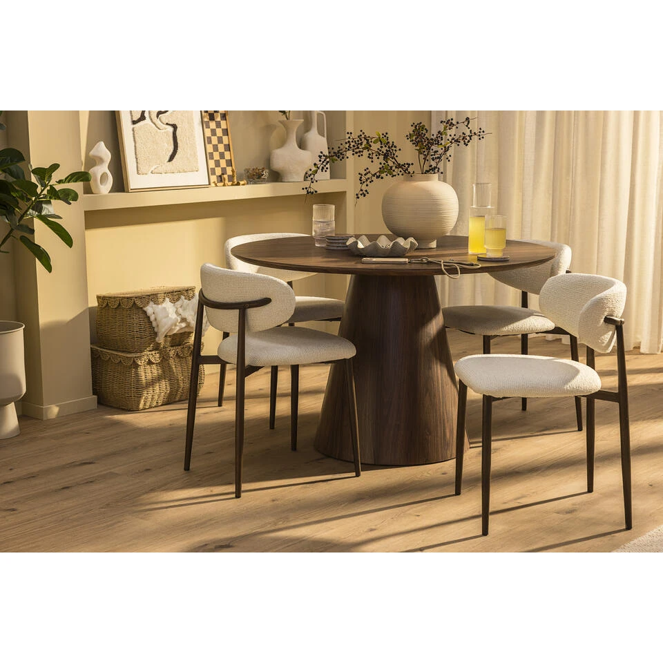 Eetkamerstoel Tibor - Crème 8 Eetkamerstoel Tibor - Crème - Afbeelding 6