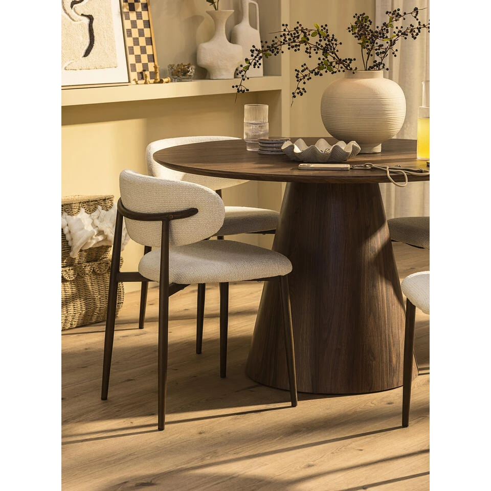 Eetkamerstoel Tibor - Crème 10 Eetkamerstoel Tibor - Crème - Afbeelding 8