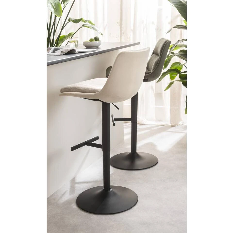 Barkruk Jens - Verstelbaar - Zand 8 Barkruk Jens - Verstelbaar - Zand - Afbeelding 6